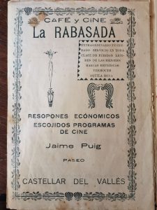 Foto 10 1925 Anunci La Rabassada Programa de FEsta Major